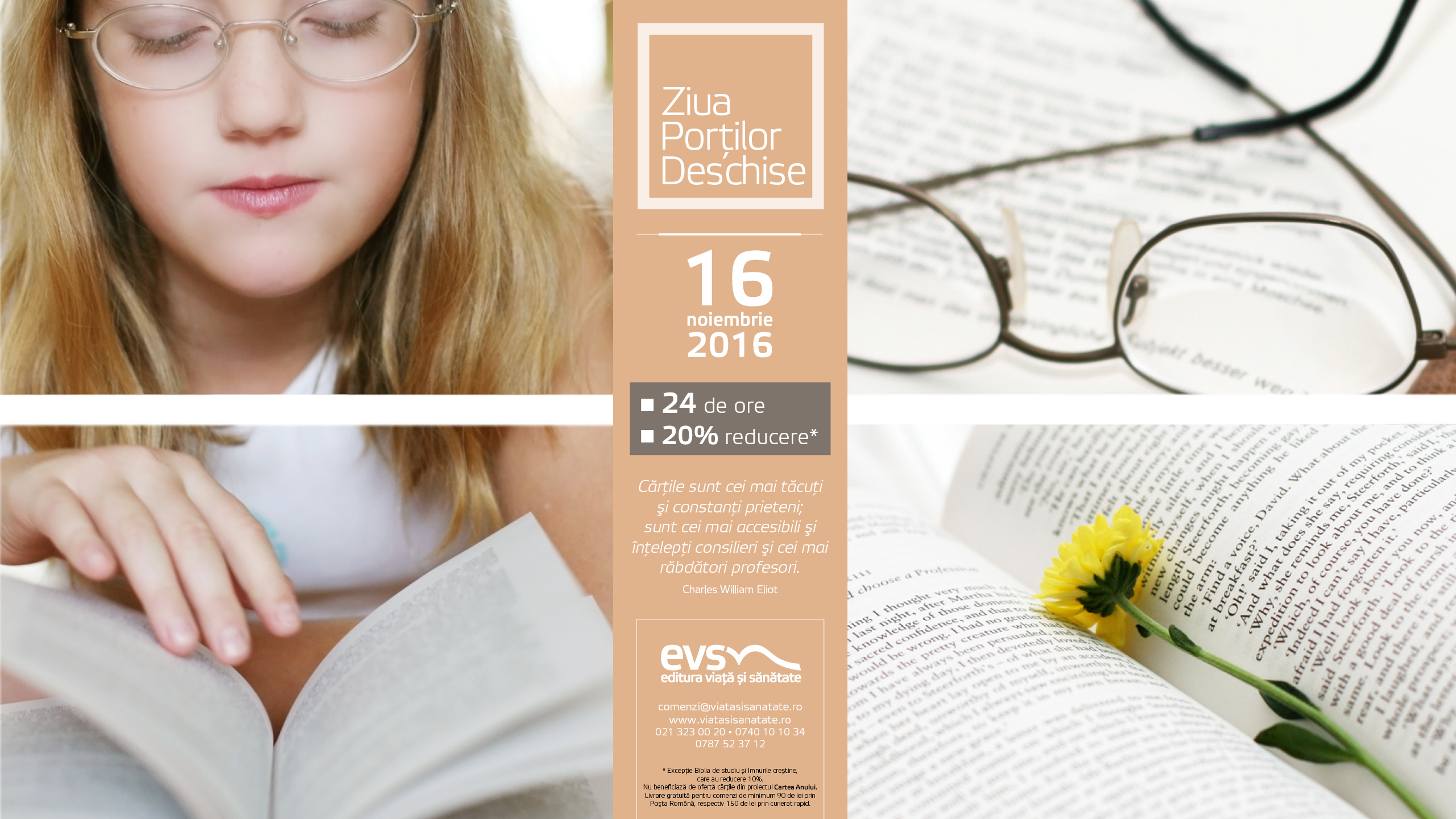 16 noiembrie 2016 Ziua porților deschise la Editura Viață și Sănătate